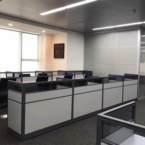 China Customized L Shape 2 4 6 Person Staff Office Modular Workstations wholesale