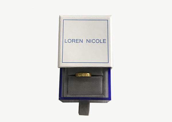 Acrylic Glass Folding Gift Boxes Custom Size Color Printing For Jewelry