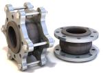 Floating Flange Rubber Expansion Joints / Pipe Expansion Joint DN125 PN40 Model