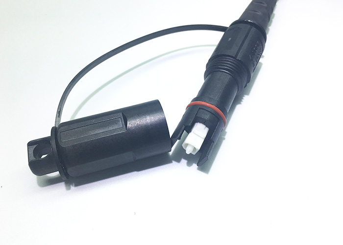 5.0mm Waterproof Cable Assembly , SC Male To SC Female Outdoor Fiber Optic Cable