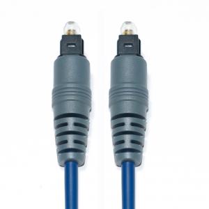 China Toslink Audio Optical Fiber Cable Blue Spdif Plastic Square Soket 1.0mm PMMA 1M 2M For TV cD Player on sale