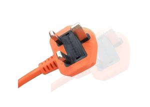 China BS1363 13A 250V UK Power Cord For Steam Iron , 3 Prong Appliance Cord wholesale