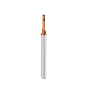 China HRC55 1mm Solide Carbide End Mill 2 Flutes Long Neck Short Flutes Square End Mill wholesale