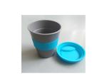 BPA Free Refillable Plastic Water Bottles With Food grade PP / Bamboo Fiber