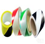 Yellow Black Danger Signal Caution Floor Tape , Warehouse Floor Marking Tape