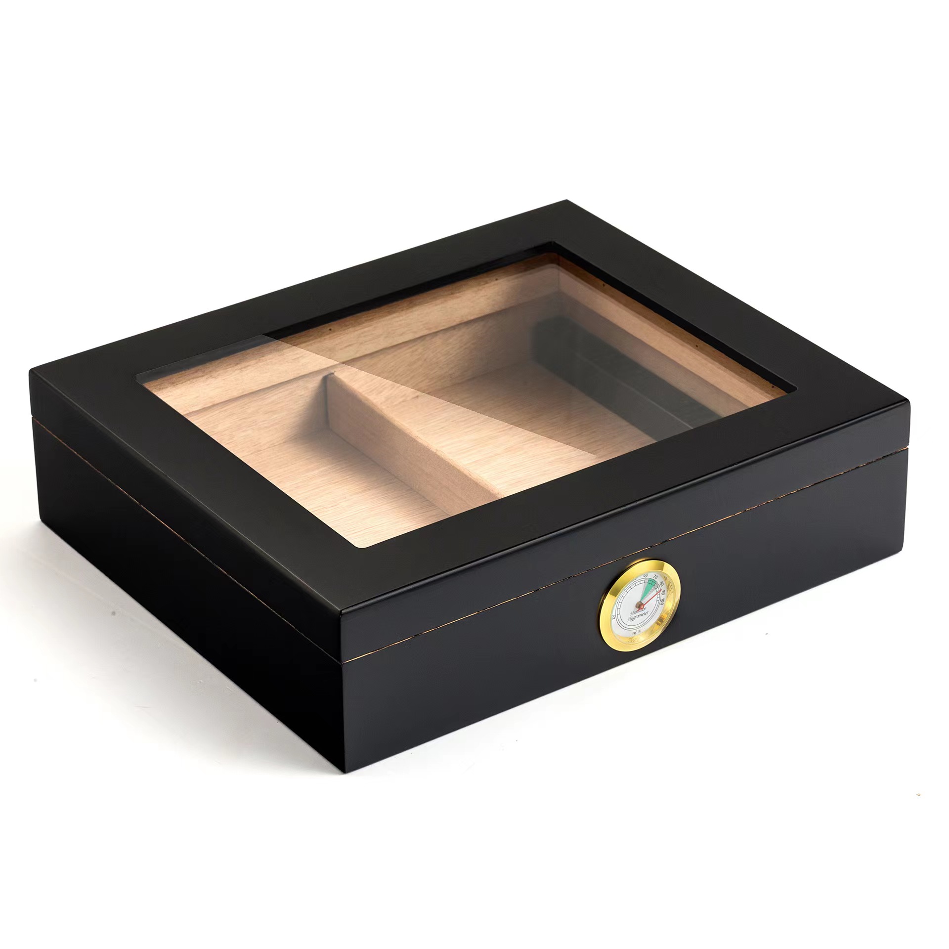 Piano Paint Cigar Packaging Box Luxury Wood Cigar Gift Box