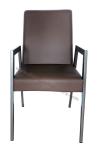 Study Modern PU Dining Chairs , Industrial Comfortable Dining Chairs