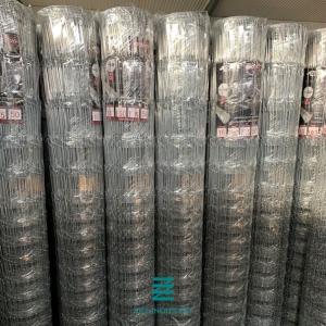 China 2.5mm Wire Diameter Wire Mesh Fence Rolls High Tensile Galvanized Steel For Field Fence wholesale