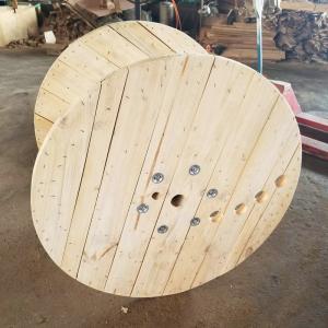 China 4 Way Wooden Cable Reel Round Large Wood Cable Spool Used For Cable wholesale