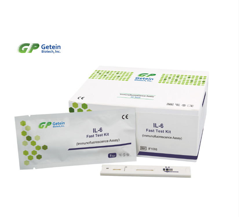 IL 6 Interleukin 6 Test Kit Quantitative Test For Diagnostic POCT Analyzer Getein 1100