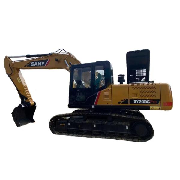 Sany SY205C Hydraulic Used Sany Excavator 21500kg With Reduced Digging