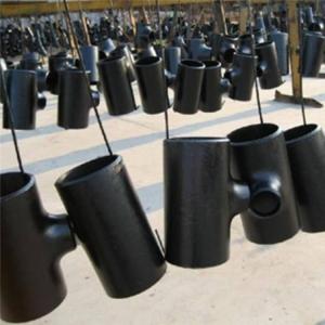 China A234 Carbon Steel Tees ANSI B16.9 WPB Butt Weld Equal Tee Q235 / P245G wholesale