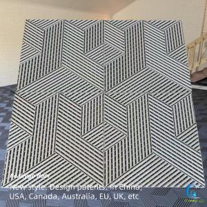 China 18mm Interlocking Epoxy Garage Flooring with Ribbed Surface wholesale