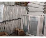 Glass PVC Sliding Window And Door White Frame Double Glazed Balcony Windows