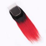 Straight 4x4 Lace Front Closure Virgin Remy 4x4 Brazilian Closure 9A / 10A Grade