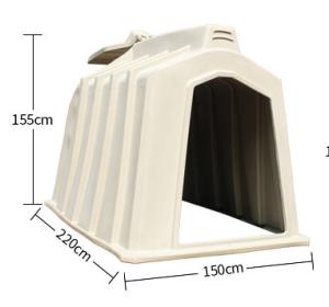 China Small rust proof Width 333cm Group Calf Hutch for Livestock wholesale
