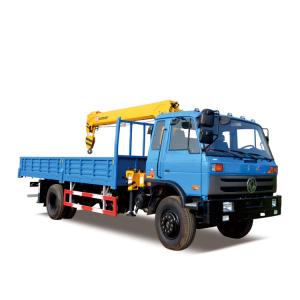China 6 Ton Telescopic Boom Truck Mounted Crane with Hydraulic Parts and 2260 kg Weight wholesale