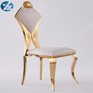 China Standard Leather Wedding Banquet Chair Modern Gold Furniture For Businesses on sale