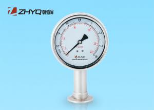 China Good Performance Tri Clamp Pressure Gauge , Diaphragm Liquid Filled Pressure Gauge on sale
