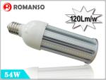 IP65 waterproof 54W E26 / E39 LED Corn COB Bulb with DLC/UL/CUL/CE/ROHS