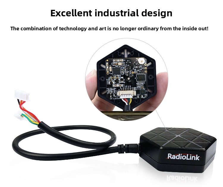 Radiolink SE100 M8N GPS Module High-Precision Compass for Centimeter-Level Positioning Compatible PIX Drones Upgraded Accessory