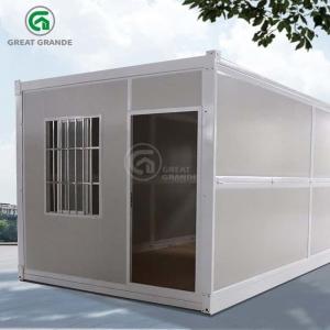 China Temporary Grande 40ft Foldable Container House Galvanized Steel Frame Supplier on sale