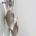 Customized Geometry Metal Wall Art Sculpture Round Bowl Heavy Weight