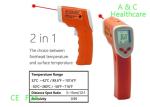 Digital Infrared Forehead Thermometer Non Contact Temperature Gun Elegant