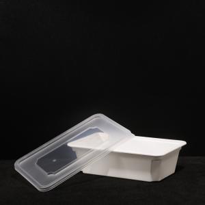 China 650ml Plastic PP Lunch Box Disposable Lunch Packing Box Leak Proof For Hot Dog Sandwich wholesale