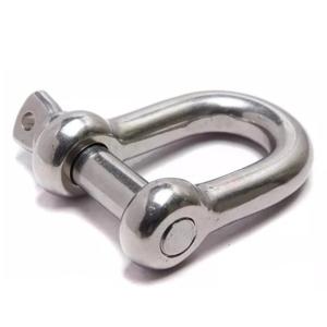 China High Strength Stainless Steel Hot Forged D Shackle M4-M22 Perfect for General Industry wholesale