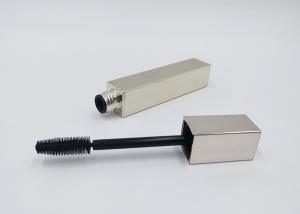 China Square Golden Empty Eyeliner Containers , Refillable Mascara Tube 100% Recyclable wholesale