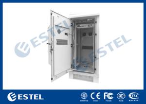 China Front Back Door 34U Insulated Outdoor Telecom Cabinet 19 Inch Telecommunication Enclosure wholesale