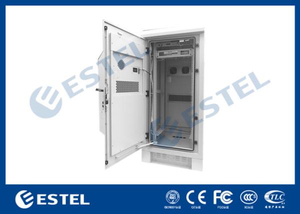 Front Back Door 34U Insulated Outdoor Telecom Cabinet 19 Inch Telecommunication