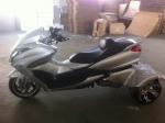 BRP Can-am Chain Drive 150CC Three Wheels Motorcycles , CDI 3 Wheels Scooter
