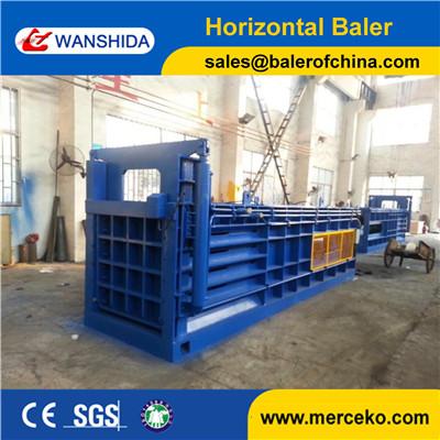 Y82-100 horizontal 100ton waste cardboard baler paper press machine with baler