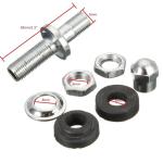Silver Car Tire Valve Stem 502 Chrome Plated Metal Mount Rear Easy Installation