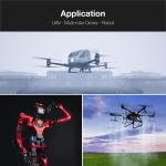 12070 40KG Drone Propulsion System With 12070 Electric Motor 24S 150A ESC 36