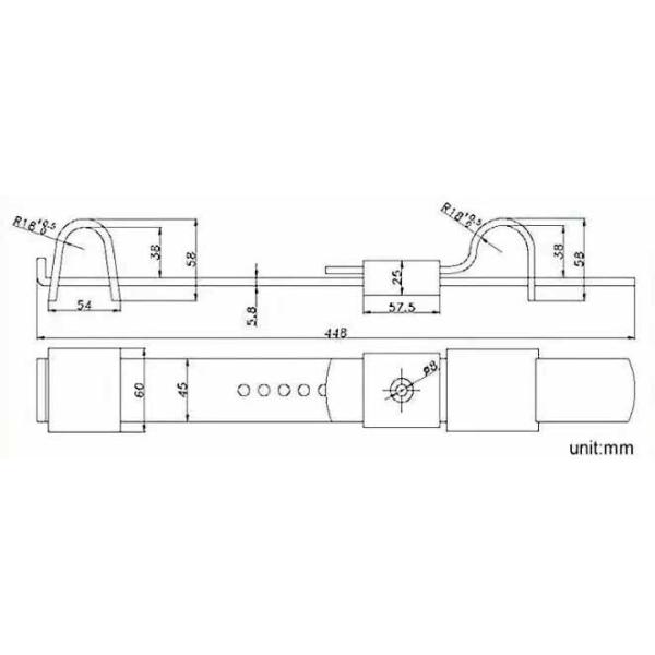 8.0mm Bolt Diameter High Security Container Barrier Seal Shipping Container Seal Heavy Duty