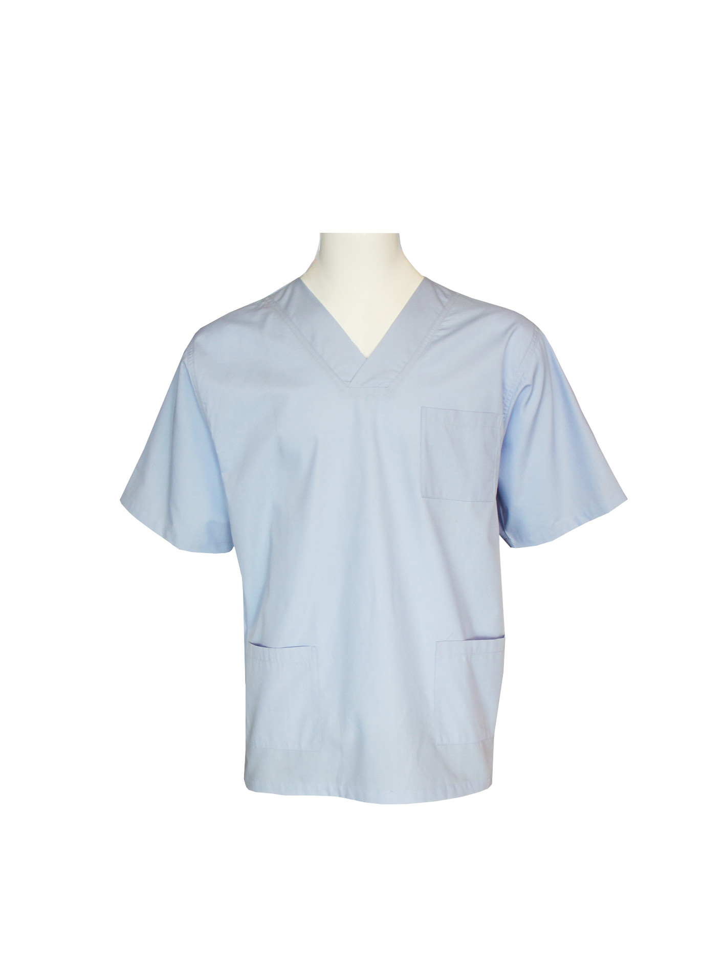 180 GSM Polyester 65% Cotton 35% Medical Uniform Scrubs V Collar With 3 Pockets