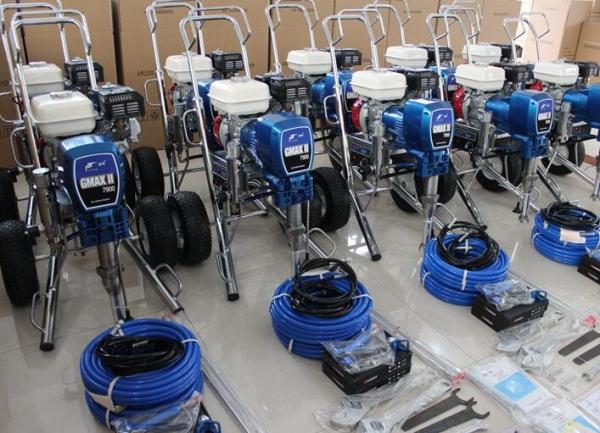 Honda Engine Gas Powered Airless Paint Sprayer For Residential Interior Walls