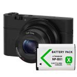 1240mAh 4.5V Rechargeable Battery for Sony DSC-RX100 DSC-WX500 DSC-HX400 ZV-1