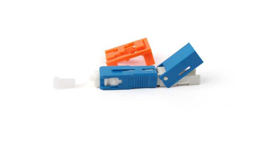 SC UPC Fiber Optic Connector Quick Connect Easy Operation ROSH