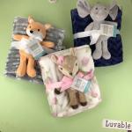 Printed Flannel Swaddle Blanket Travel High Warmth Retention Children Animal For