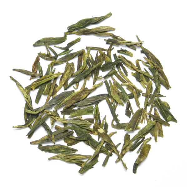 Bagged Chinese Green Tea Longjing Green Tea Relief Symptoms Of Stress And