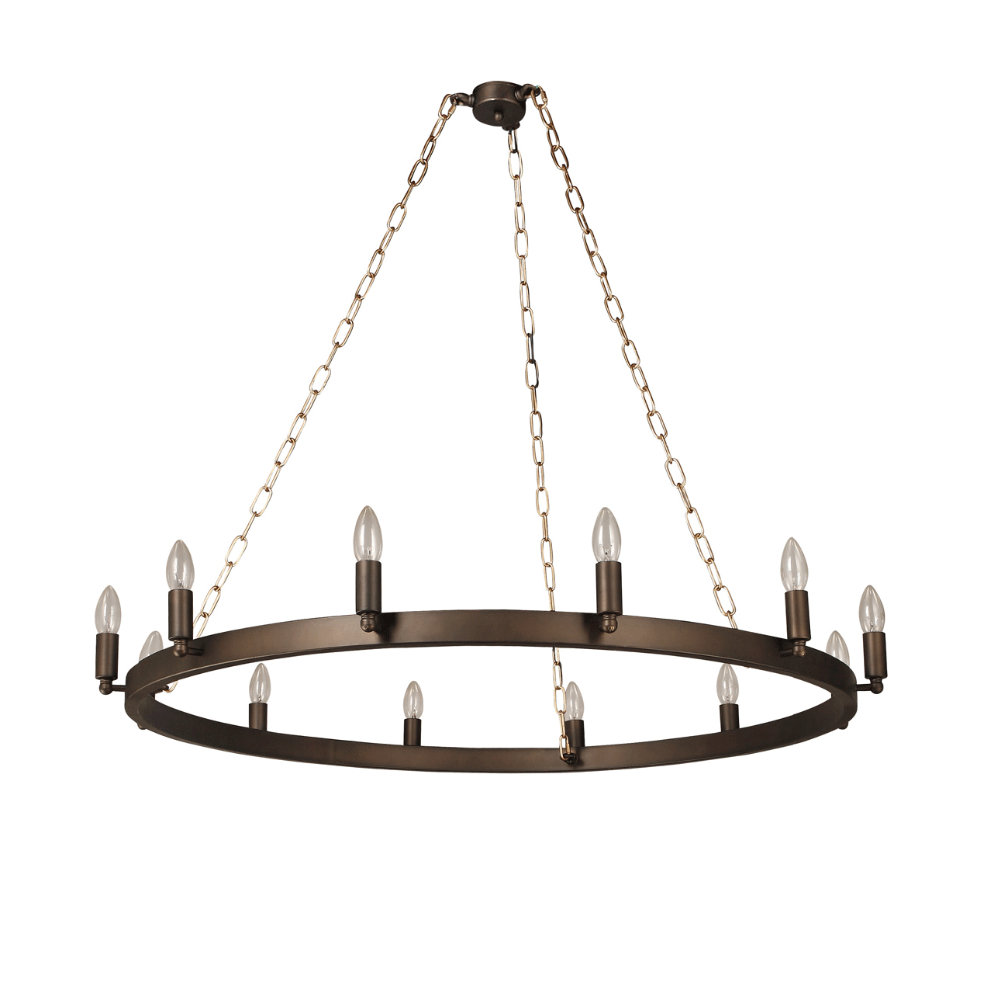 Kathy ireland Iron chandelier for Farmhouse indoor home pendant lamp (WH-CI-52)
