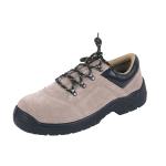CE EN20345 Mid Heel Hot Suede Leather Safety Shoes with PU Midsole and PU/PU
