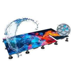 China P2.97 Interactive Dance Floor LED Display 500*500mm IP65 For Amusement wholesale