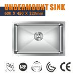 60x45 16 Gauge Stainless Steel Undermount Single Bowl Kitchen Sinks