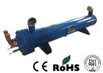 Water Cooled Condenser ,R22,R410A Refrigeration Tubular Condenser single machine