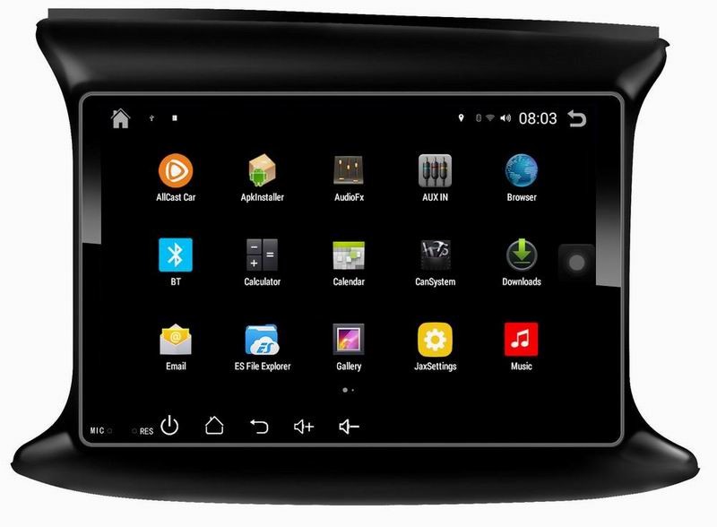 Ouchuangbo 2016 Car radio head unit dvd player stereo GPS for Fiat Viaggio HD 1024*600 4 Core Android 4.4 system